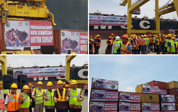 1.000 Ton Beras, Bantuan Kemanusiaan untuk Suriah Bertolak ke Turki